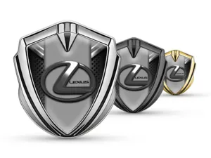 Lexus Abovedado Emblema Insignia Diseño Lujo Acabado Aleación